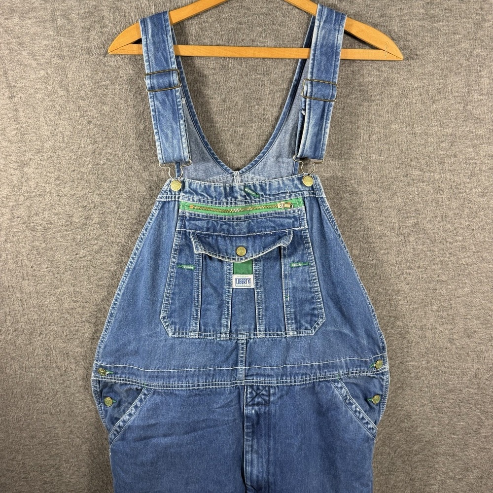 Liberty Overall Bibs Men's 38x30 Farming Outdoors Country Denim